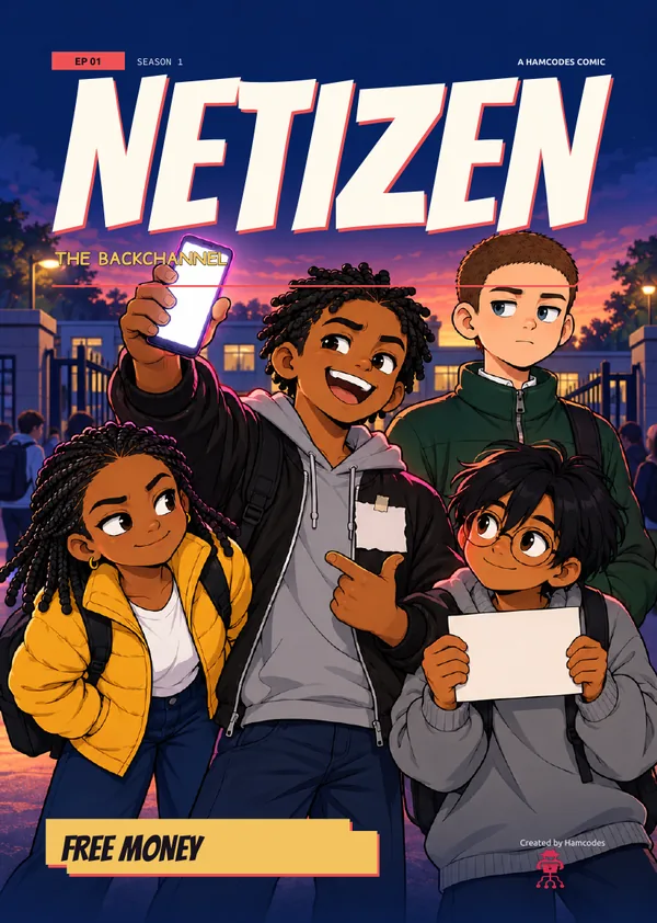 Cover of NETIZEN: The Backchannel, Episode 1: Free Money.